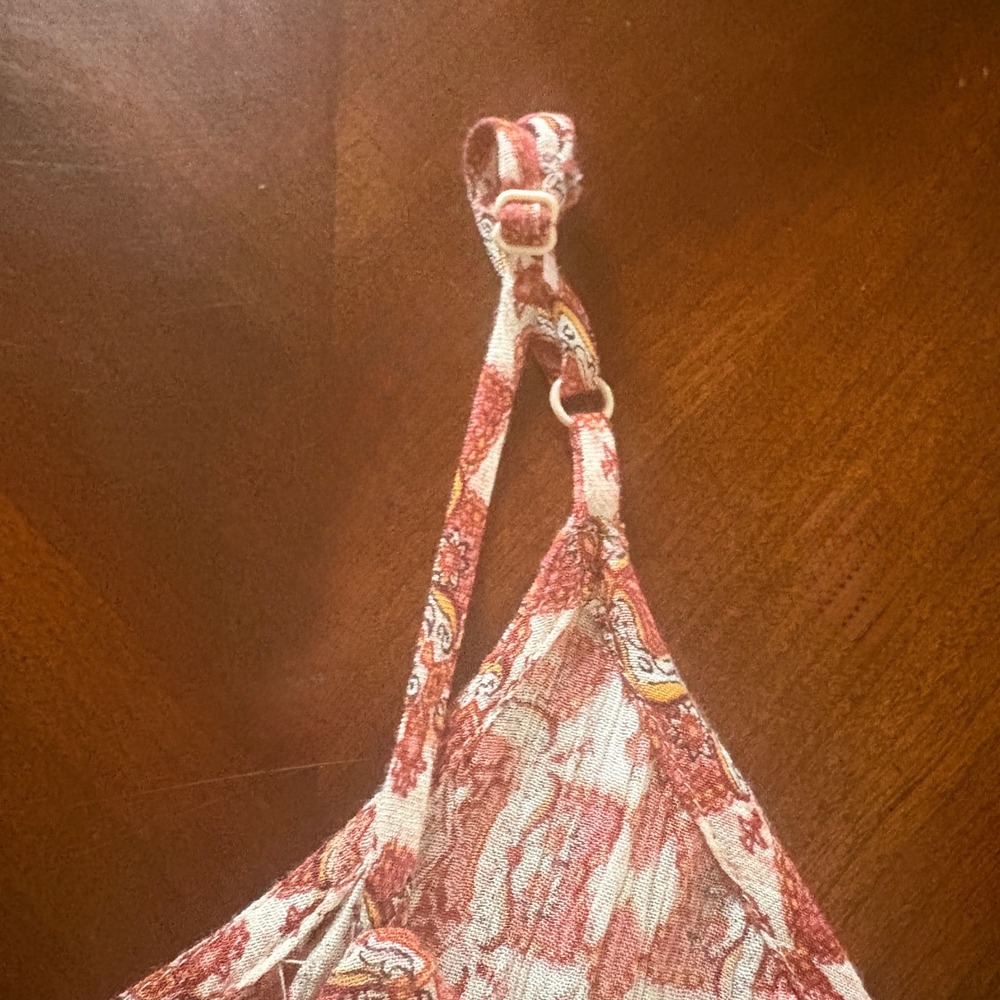 NWT Patrons of Peace Maxi Dress Paisley Tiered Medium Boho Cottagecore Women - Picture 9 of 13